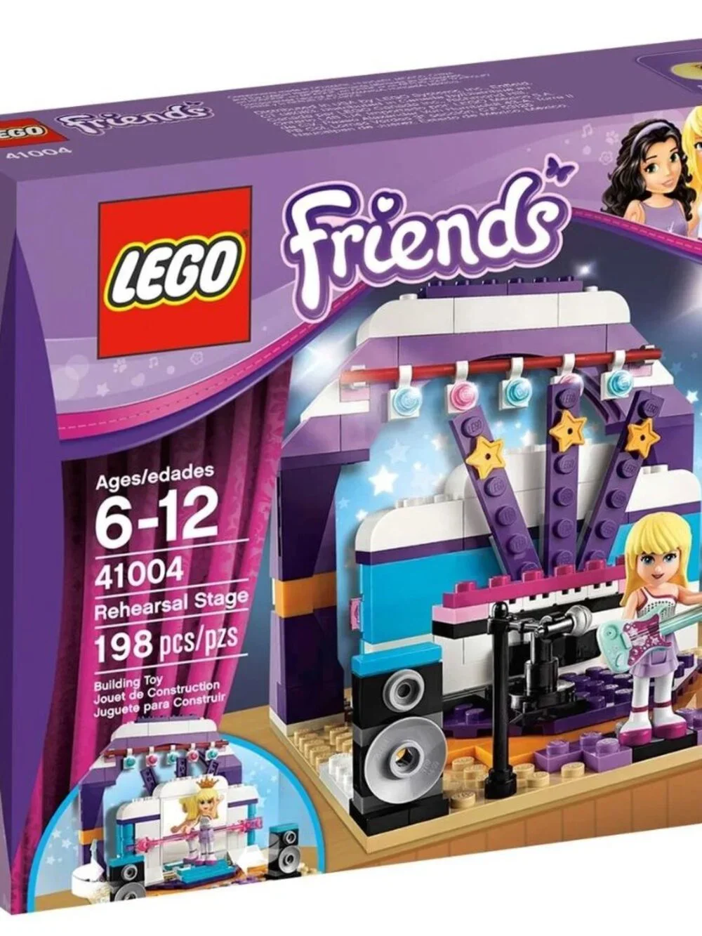 LEGO FRIENDS: Rehearsal Stage (41004) -full but one minifigure has been swapped